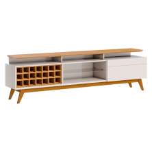 Rack Classic +AD 2.2 Off White com Nature - Imcal Móveis