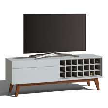 Rack Classic AD 1.4 Branco Acetinado - Imcal Móveis