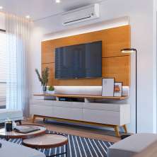 Rack Classic I Off White e Nature 64x180 cm