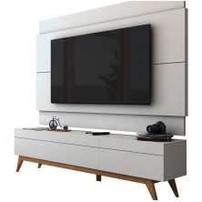 Rack com Painel Para TV 60 Polegadas Branco Classic 3G 2.2 - Imcal Móveis