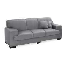 Sofá 3 Lugares Manuela Suede Cinza