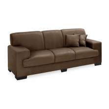 Sofá 3 Lugares Manuela Suede Marrom