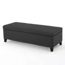 Recamier Bau Julia 1,40m Suede Grafite  - Inova Decor
