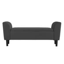 Recamier Bau Malibu 1,40m Suede Grafite - Inova Decor
