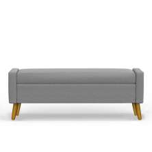 Recamier Bau Paris 1,20m Linho Cinza - Inova Decor