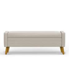 Recamier Bau Paris 1,60m Suede Bege - Inova Decor