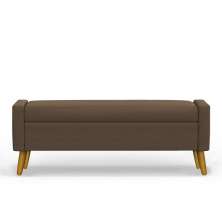 Recamier Bau Paris 1,60m Suede Marrom - Inova Decor