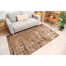 Tapete Classic Bahamas Retangular Polipropileno (200x300) Creme e Caramelo