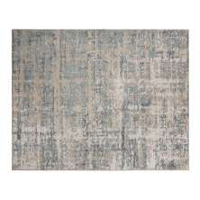 Tapete Classic Bahamas Retangular Polipropileno (66x120) Creme e Azul