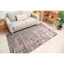 Tapete Classic Campeche Retangular Polipropileno (300x400) Creme e Azul