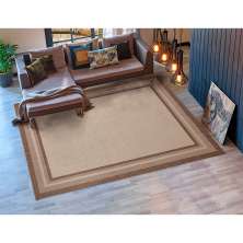 Tapete Eco-Nature Moldura Retangular Polipropileno (250x300) Marrom