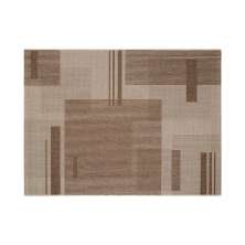 Tapete Eco-Nature Painel Retangular Polipropileno (50x80) Bege e Marrom