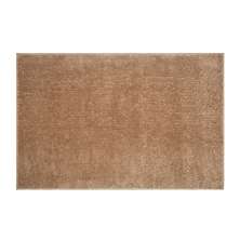 Tapete Liso Plush Retangular Poliéster (100x150) Nude