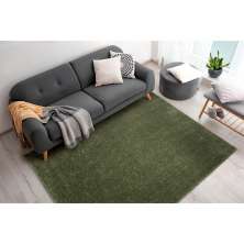 Tapete Liso Plush Retangular Poliéster (200x300) Verde Fendi