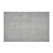 Tapete Liso Plush Retangular Polipropileno (50x80) Cinza