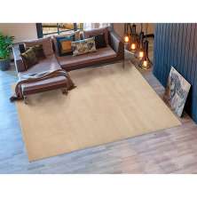Tapete Realce Liso Retangular Polipropileno (200x300) Areia
