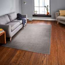 Tapete Realce Liso Retangular Polipropileno (300x400) Cinza