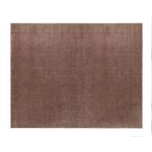 Tapete Realce Liso Retangular Polipropileno (50x100) Marrom Taupe
