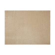 Tapete Realce Sand Retangular Polipropileno (50x100) Areia