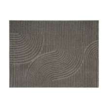 Tapete Realce Sand Retangular Polipropileno (50x100) Cinza