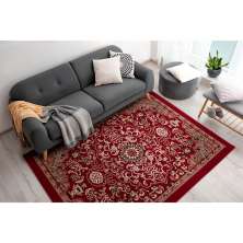 Tapete Renaissance Atenas Retangular Polipropileno (100x150) Vermelho