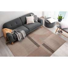 Tapete Renaissance Genova Retangular Polipropileno (200x250) Marrom Taupe