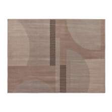 Tapete Renaissance Genova Retangular Polipropileno (50x80) Marrom Taupe
