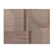 Tapete Renaissance Genova Retangular Polipropileno (57x180) Marrom Taupe