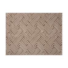 Tapete Renaissance Vereda Retangular Polipropileno (50x80) Marrom Taupe