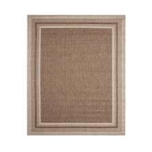 Tapete Sisal Eco-Nature Moldura 87 Bege-Marrom 2,50X3,00M