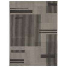 Tapete Sisal Eco Nature Painel 77 Bege-Chumbo 0,50X0,80M