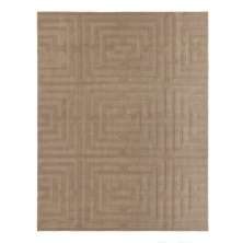 Tapete para Sala Realce Eden 03 Creme Cotton 1,50X2,00M
