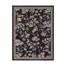 Tapete para Sala Renaissance Genebra 50 Preto 1,00X1,50M