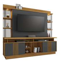 Estante Home Esplendor TV Até 65 Polegadas JCM Movelaria Freijó/Grafite