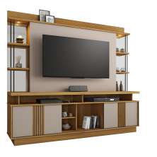 Estante Home Esplendor TV Até 65 Polegadas JCM Movelaria Freijó/Off White