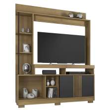 Estante Home Sedução TV até 49 Polegadas JCM Movelaria Noronha/Grafite