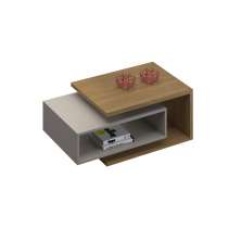 Mesa de Centro Diva JCM Movelaria Freijó/Off White