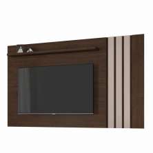 Painel Atraente para TV até 70 Polegadas Café Off White