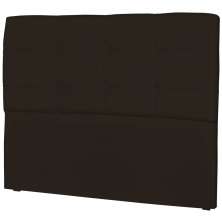 Cabeceira Casal Cama Box 140 cm London Sintético Marrom - JS Móveis