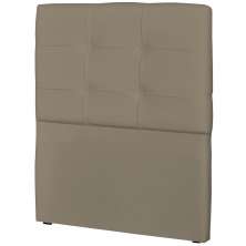 Cabeceira Solteiro Cama Box 90 cm London Sintético Areia - JS Móveis