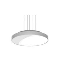 Pendente PDT Luminária Lustre 100x50cm Lâmpada 7653 Prata