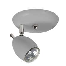 Spot Led Direcionável 12x12x12cm 1 Un Bivolt Prata