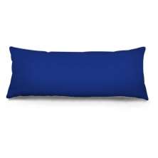 Fronha com zíper para travesseiro 45 x 145 - Azul royal Juma
