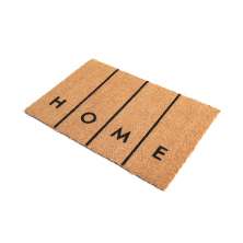 Capacho Fibra de Coco Home com Barras Marrom