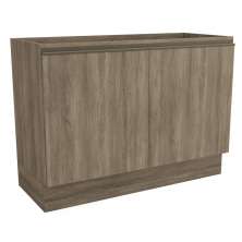 Balcao De Pia 02 Portas 120cm Maxxi G745 Nogal Kappesberg