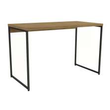 Mesa Escrivaninha 118cm Industrial Crome LI002 Freijo Preto Kappesberg