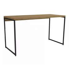 Mesa Escrivaninha 136 cm Industrial Crome LI003 Freijo Preto Kappesberg