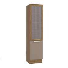 Paneleiro Botanic com Tela 2 Portas Fendi e Nogueira