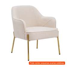 [OUTLET] Poltrona Miss Bege Claro