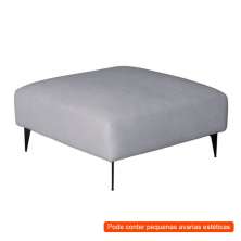[OUTLET] Puff Unne Bouclé Cinza 85cm